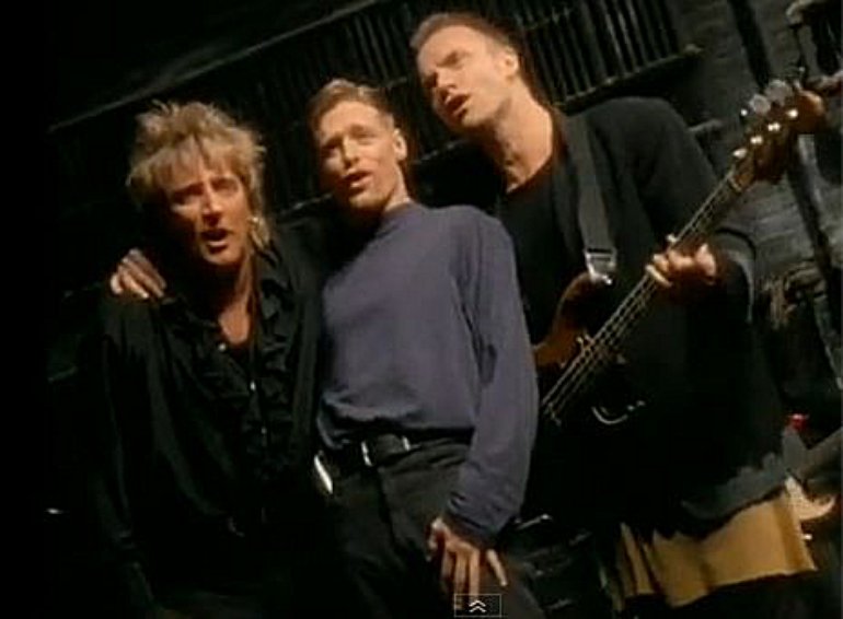 Bryan adams, rod stewart and sting